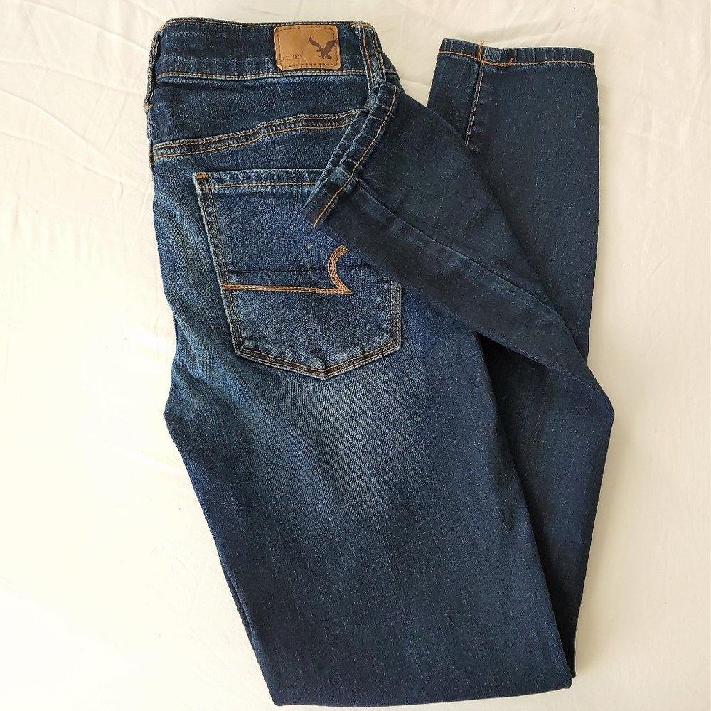 American Eagle High Rise Super Stretch Jegging 0